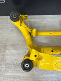 01-06 BMW E46 M3 REAR SUSPENSION SUBFRAME AXLE CARRIER CRADLE YELLOW