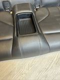 BMW F82 M4 Coupe 15-20 Rear Back Seats Cushion Black Leather Backrest Bench