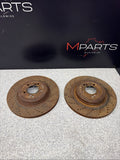 08-13 BMW E90 E92 E93 M3 Rear Left & Right Ventilated Brake Disc Rotor Set