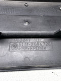 BMW E46 M3 01-06 Front License Plate Cover Base Bracket 51112694726 Jet Black
