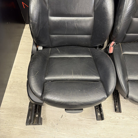 01-06 BMW E46 M3 Convertible Interior Front Heated Seats Black *Notes*