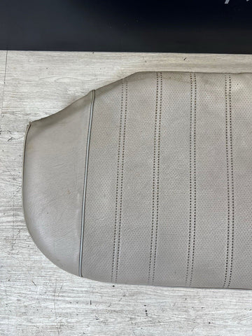BMW OEM E30 86-92 COUPE REAR SEAT BOTTOM CUSHION BEIGE LEATHER BENCH