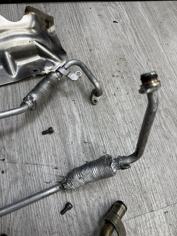 15-20 BMW F80 F82 F83 M3 M4 S55 Turbos Coolant Lines Pipes 7850278 7850279