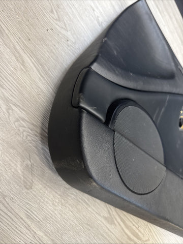 01-06 BMW E46 M3 PASSENGER RIGHT SIDE DOOR PANEL CARD BLACK OEM