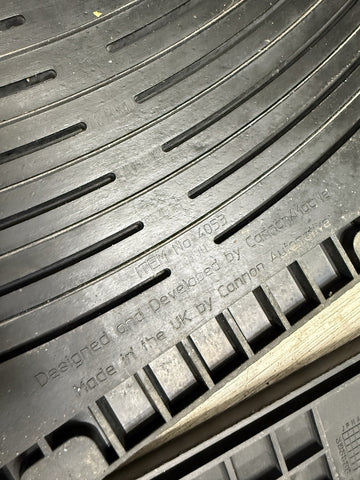 06-10 BMW E64 640 650 M6 Convertible All Weather RUBBER FLOOR MATS SET OEM