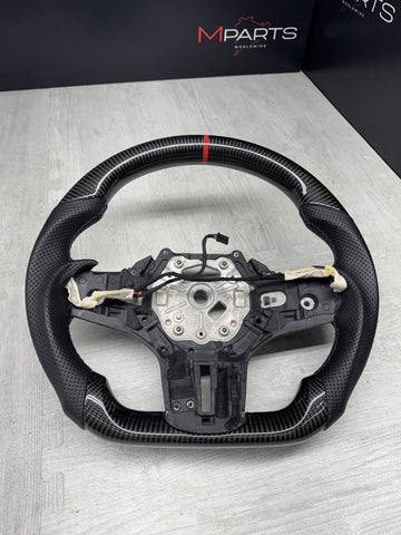 BMW 21-24 G80 G82 G83 M3 M4 Carismo Carbon Fiber Steering Wheel Tri Stitch AUTO