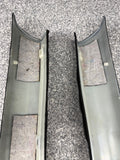 01-06 BMW E46 M3 Coupe Front A Pillars Black Original OEM Pair *Notes*