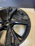 22" Audi RS7 RS6 OEM Stock Wheel Gloss Black Rim Q7 SQ7 22x10.5 *Repaired Crack*