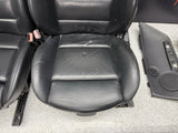 01-06 BMW E46 M3 Convertible Interior Heated Seats Nappa Black Set Complete