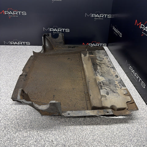 01-06 BMW E46 M3 OEM Lower Belly Pan Under Engine Panel *Crack*