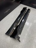06-10 BMW E63 E64 M6 Side Skirts Rocker Panels Black Sapphire OEM