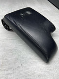 01-06 BMW E46 M3 Center Console Armrest Arm Rest Black Leather
