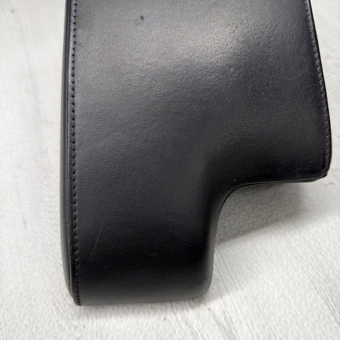 01-06 BMW E46 M3 Center Console Armrest Arm Rest Black Leather *Notes*