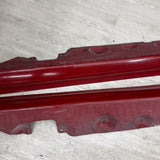 01-06 BMW E46 M3 Rocker Panel Side Skirts OEM Imola Red