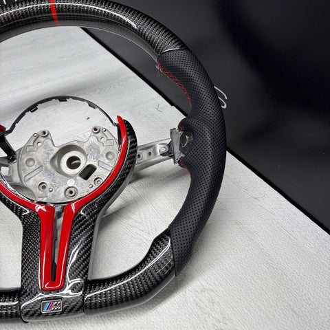 15-20 BMW F80 F82 F83 M3 M4 OHC Carbon fiber Steering Wheel Manual DCT