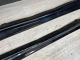 94-99 BMW E36 M3 COUPE SIDE SKIRTS ROCKER PANELS MOLDINGS COSMOS BLACK