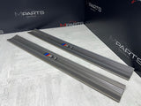 96-99 BMW E36 M3 Coupe Door Sills Trims Pair Dove Grey OEM