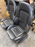 95-99 BMW E36 M3 Coupe Front Vaders Vader Seats Black Ripped