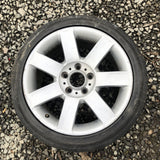 04-14 BMW 3 Series OEM Silver 17x8 7 Tapered Spoke Wheel