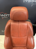 08-13 BMW E92 M3 Coupe Original Fox Red Interior Front Seats Pair *Notes*