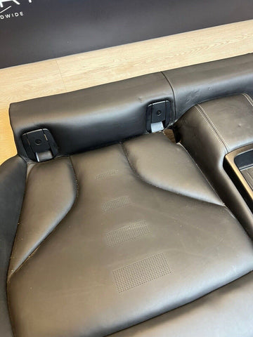 BMW F82 M4 Coupe 15-20 Rear Back Seats Cushion Black Leather Backrest Bench