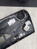 01-06 BMW E46 M3 FRONT LEFT DRIVER SIDE DOOR PANEL CARD IMOLA RED OEM
