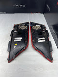 01-06 BMW E46 M3 Convertible Rear Left Right Door Cards Panels Trims Imola Red