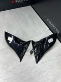 95-99 BMW E36 M3 Coupe Side Mirrors Pair Cosmos Black