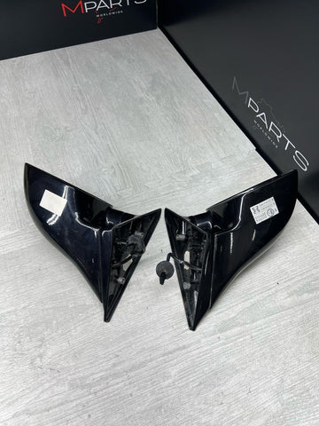 95-99 BMW E36 M3 Coupe Side Mirrors Pair Cosmos Black