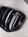 20-23 BMW F95 X5M FRONT GRILLE ASSEMBLY COVER INSERT MOLDING CHROME 8079727 OEM