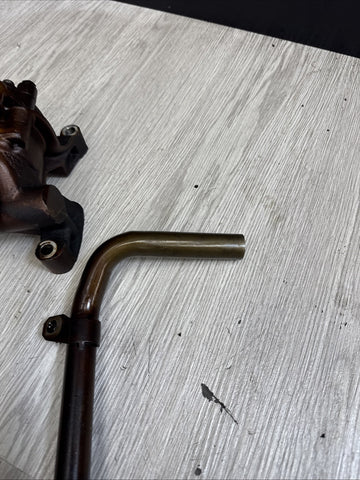 01-06 BMW E46 M3 S54 Engine Oil Pump + Pick Up Tubes