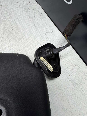 BMW E64 M6 Convertible OEM Sunvisors Sun Visors Black Leather Pair