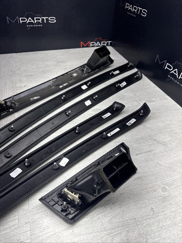 08-13 BMW E92 E93 M3 Interior Trim Set Carbon Leather OEM Genuine *Notes*