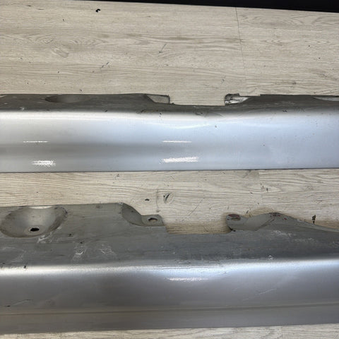 01-06 BMW E46 M3 Rocker Panel Side Skirts OEM Titanium Silver *Notes*