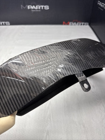 BMW 15-20 F80 F82 F83 M3 M4 Front Bumper Left Side Carbon Fiber Trim OEM