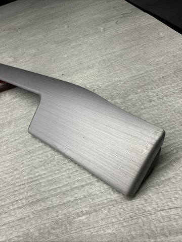 01-06 BMW E46 M3 Interior Left Dash Vent Trim Brushed Aluminum Broken Tab / Dent