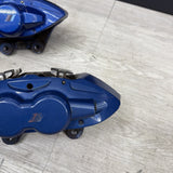 OEM BMW F80 F83 M3 M4 Front Rear 380/370mm Brake Calipers SET Brembo Blue