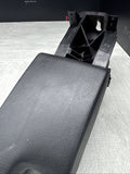 01-06 BMW E46 M3 Center Console Armrest Arm Rest Black Leather Excellent Shape