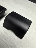 BMW E46 325 330 M3 COUPE REAR SEATBELT COVERS CAPS 7009902 52207009903 BLACK OEM