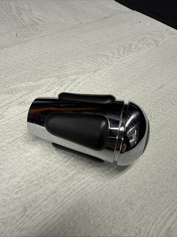 2001-2003 BMW E46 M3 SMG GEAR SHIFT KNOB NAPPA LEATHER CHROME OEM