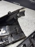 01-06 BMW E46 M3 Convertible Rear Top Lateral Trim Panel Pair Black OEM *notes*