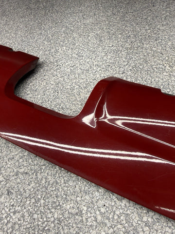01-06 BMW E46 M3 Rear Bumper Lower Lip Diffuser Trim Panel OEM Imola Red