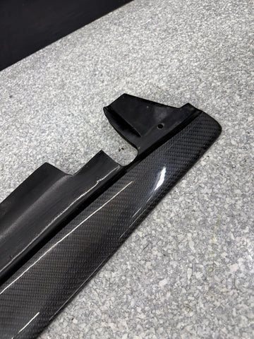 (PICKUP ONLY) BMW 01-06 E46 M3 Carbon Fiber Side Skirt Extension Splitter