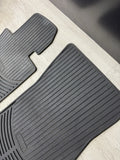 BMW OEM E46 325 330 M3 All Weather Rubber Floor Mat Set 2pc Front