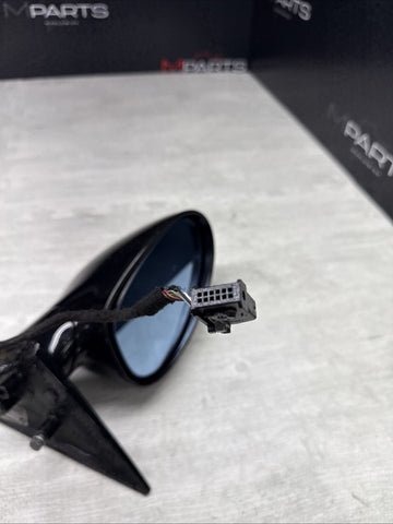 01-06 BMW E46 M3 Left Driver Side View Mirror Jet Black