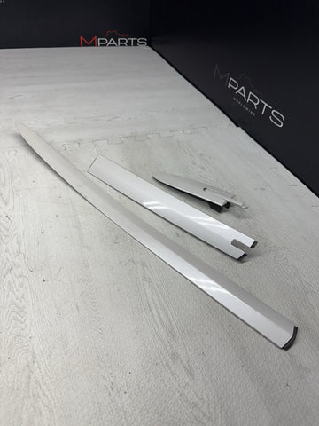 OEM BMW E93 M3 F33 F83 M4 Convertible Roof Top Hinge Covers Trims Mineral White