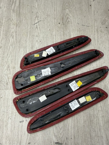 OEM BMW E46 M3 Coupe Leather Seats Door Panels Interior Imola Red Powered Heated