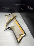 06-10 BMW E63 M6 COUPE Rear Interior C Pillar Trim Panel ALCANTARA Set