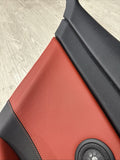 15-20 BMW F82 M4 COUPE REAR LEFT TRIM PANEL CARD MERINO SAKHIR ORANGE