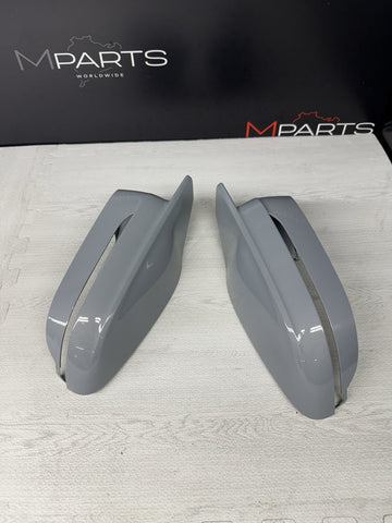 BMW G80 G82 G87 M2 M3 M4 2021-2026 SIDE MIRRORS COVERS CAPS SET BROOKLYN GREY